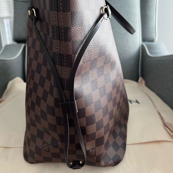 ❤️ sold ❤️ NEW Louis Vuitton Neverfull GM in Damier Ebene - Picture 8 of 14